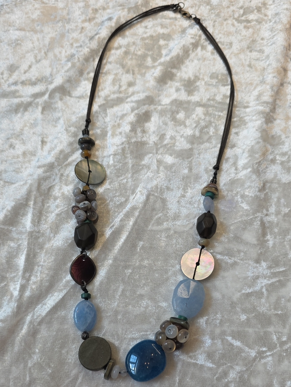 Silpada Retired Watercolors Beaded Boho-chic Festival Necklace